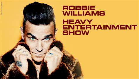 Robbie Williamsin Heavy Entertainment Show - konserttitapahtuma täynnä glamouria ja brittiläistä huumoria!